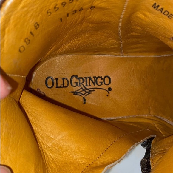 NIB Old Gringo metallic gold Flora Loca ankle boot - Picture 8 of 14